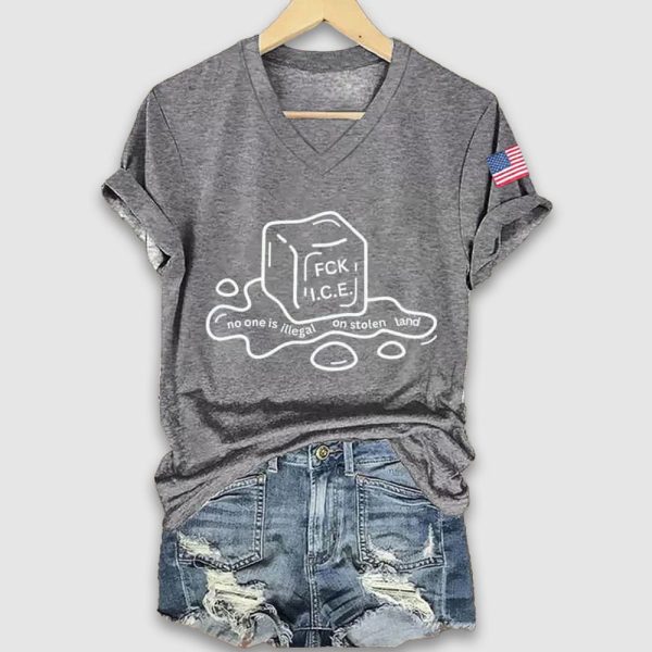 FDT Fck ICE No One Is Illegal On Stolen Land Shirt 6