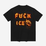FUCK ICE Flame Shirt