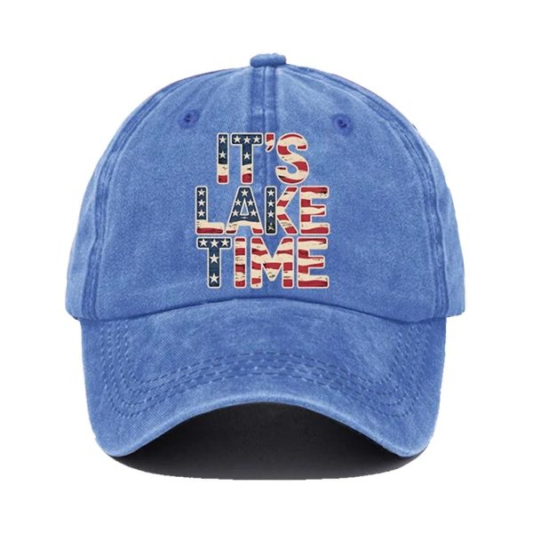 Its Lake Time 4th Of July Cap 2