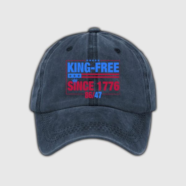 King Free Since 1776 86 47 Baseball Cap 2