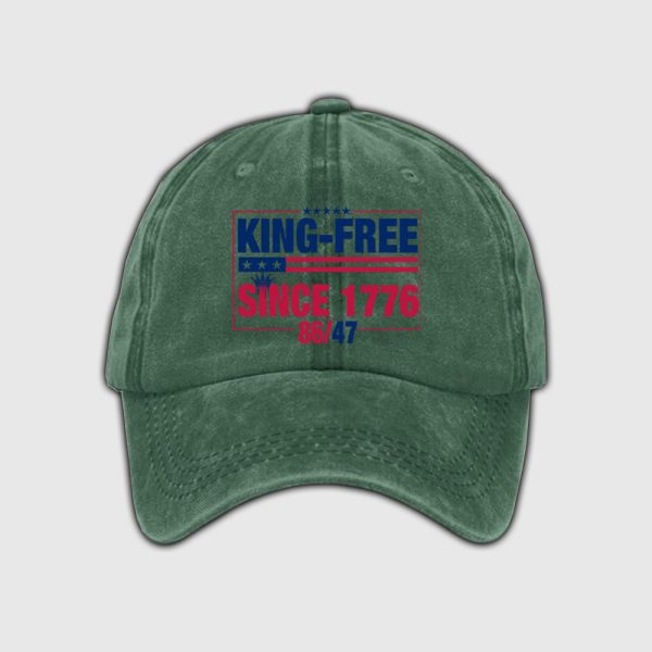 King Free Since 1776 86 47 Baseball Cap 3
