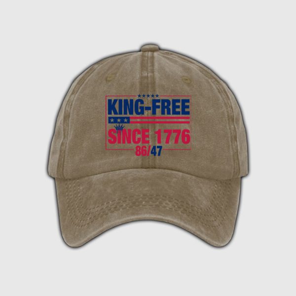 King Free Since 1776 86 47 Baseball Cap 4