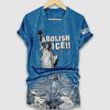 Liberty Statue Abolish Ice Shirt 2