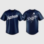 Lil Wayne Dodgers Juneteenth Baseball Jersey