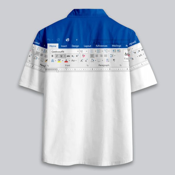 Microsoft Word Hawaiian Shirt 2