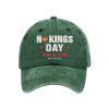 No Kings Day June 14 2025 Baseball Cap 4
