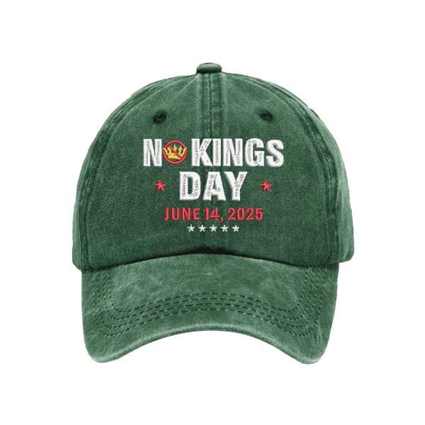 No Kings Day June 14 2025 Baseball Cap 4