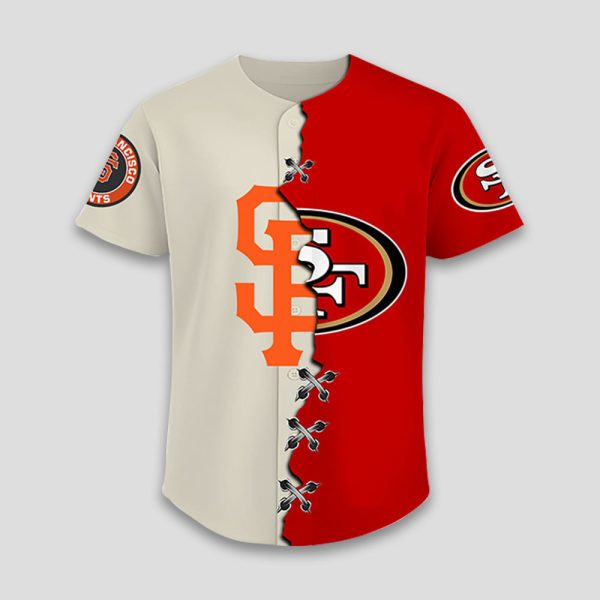 Personalized Giants x 49ers Baseball Jersey 2