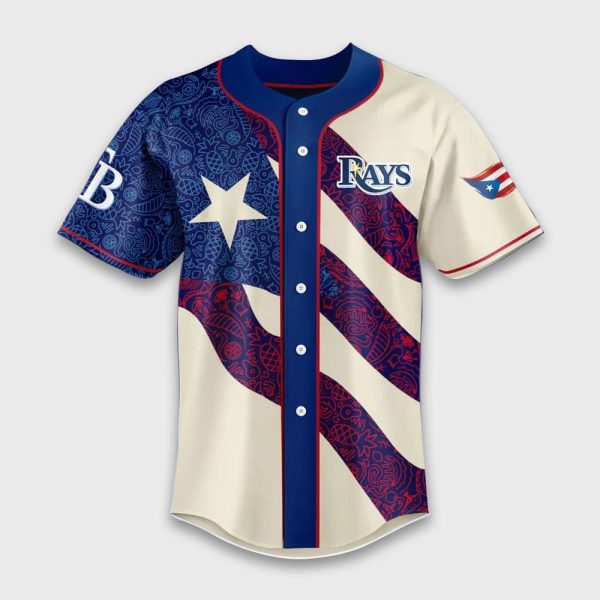 Rays Puerto Rican Heritage 2025 Baseball Jersey 2