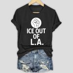 Retro ICE Out of LA Print T-Shirt