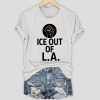 Retro ICE Out of LA Print T Shirt 5