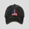 Unisex Independence Day American Flag Jet Planes Print Hat