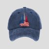 Unisex Independence Day American Flag Jet Planes Print Hat 4
