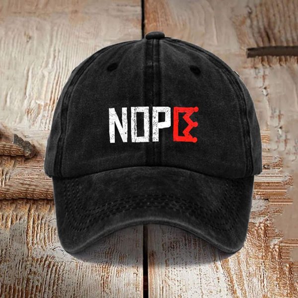 Unisex Nope Protest ICE Inspired Print Hat 2