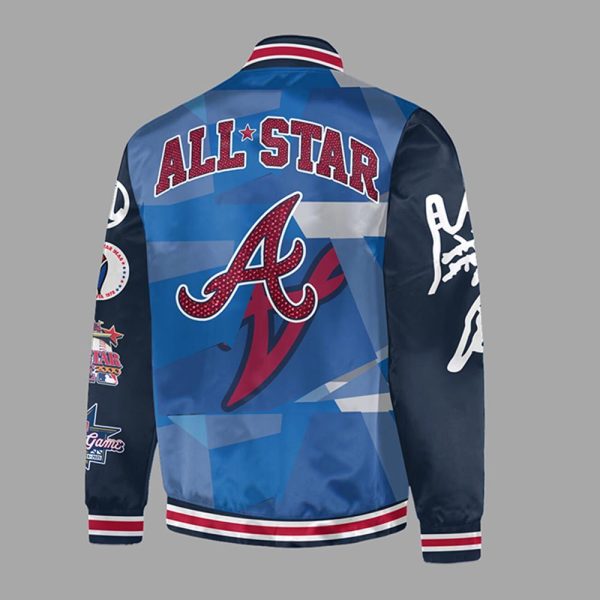 Usher Braves Peace Up A Town Down Bomber Jacket