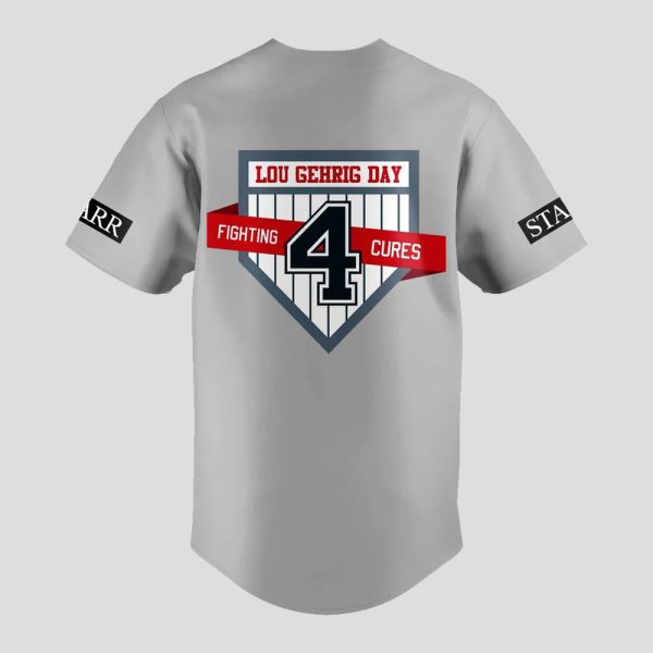 Yankees 2025 Lou Gehrig Day Jersey 3