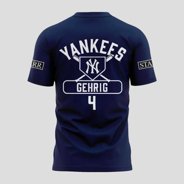 Yankees 2025 Lou Gehrig Day Shirt 3