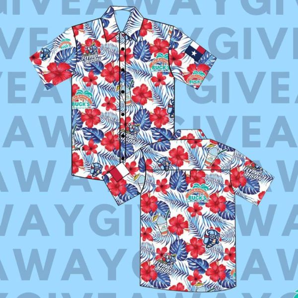 2025 Abilene Flying Bison Hawaiian Shirt Giveaway
