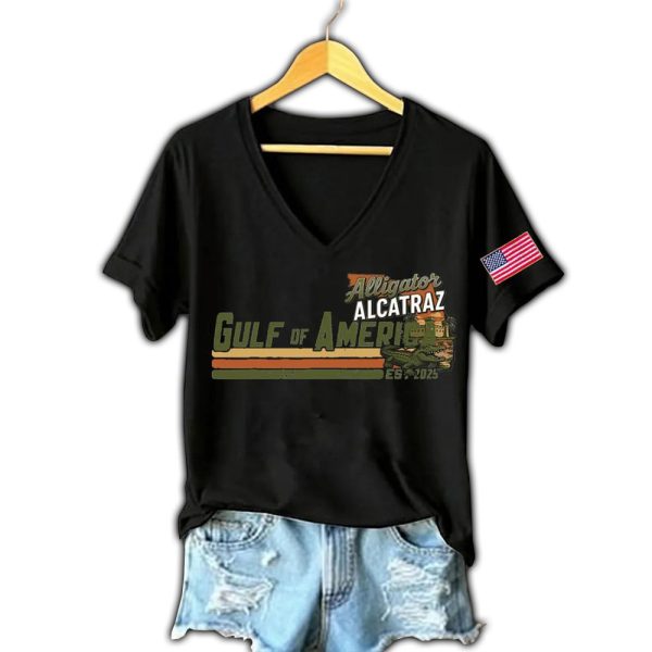 Alligator Alcatraz Gulf of America Est 2025 Shirt