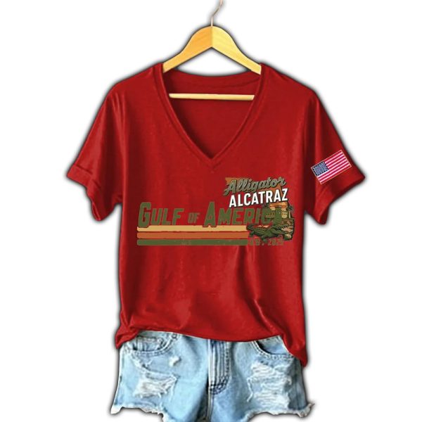 Alligator Alcatraz Gulf of America Est 2025 Shirt