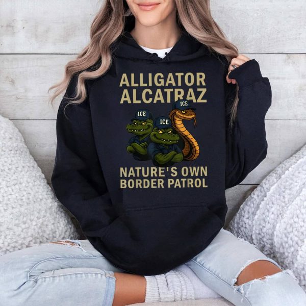 Alligator Alcatraz Ice Nature's Own Border Patrol Shirt