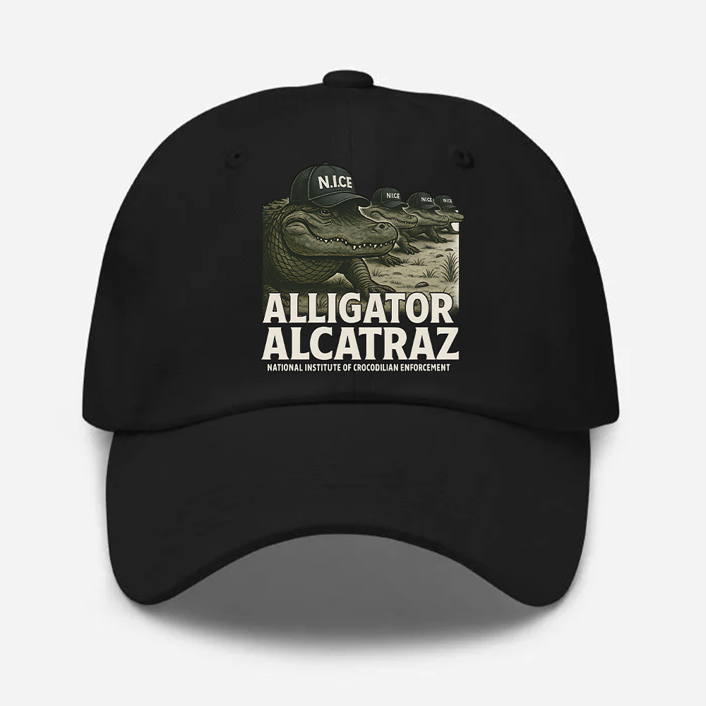 Alligator Alcatraz National Institute Of Crocodilian Enforcement Hat Alligator Alcatraz National Institute Of Crocodilian Enforcement Hat