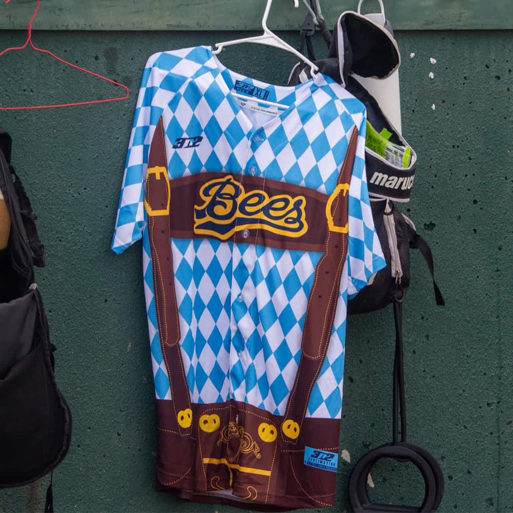 Burlington Bees Wurst Night Ever Jersey Giveaway 2025 Burlington Bees Wurst Night Ever Jersey Giveaway 2025