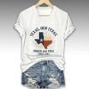 Flood Texas Our Texas Proud And Free Since 1845 Shirt 2