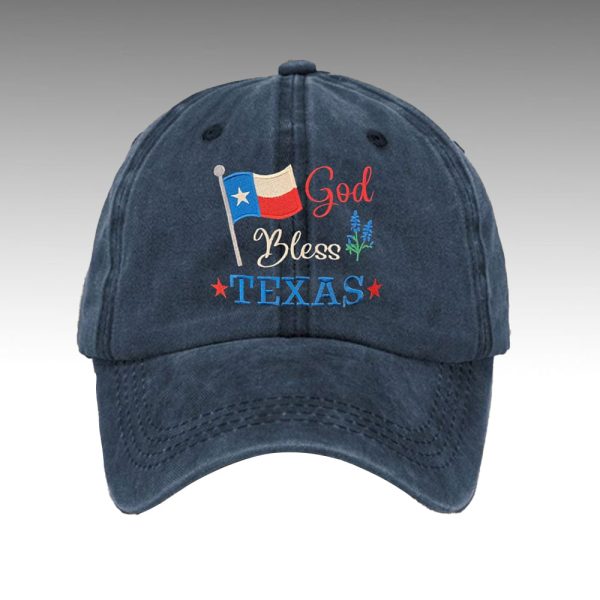God Bless Texas Floods Baseball Cap 2