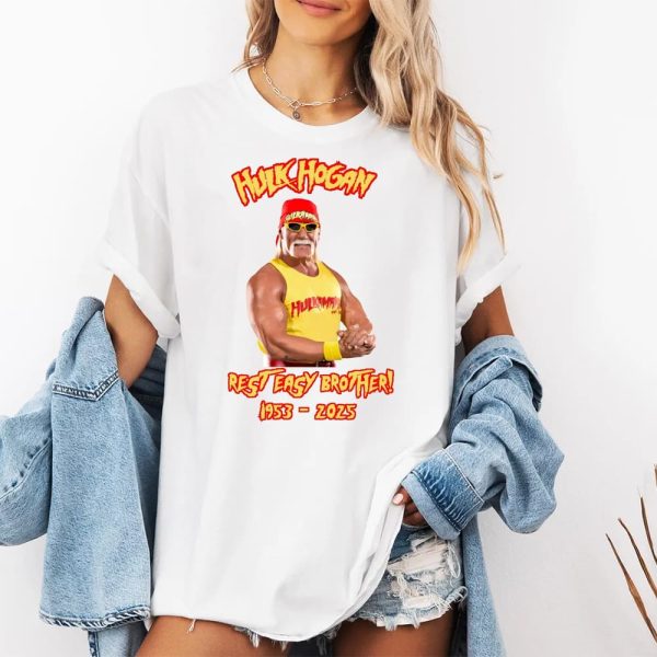 Hulk Hogan Rest Easy Brother 1953 2025 Shirt 2