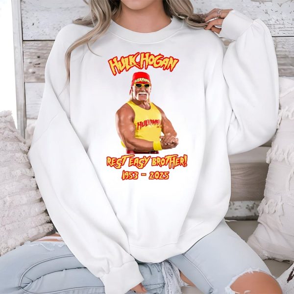 Hulk Hogan Rest Easy Brother 1953 2025 Shirt 3