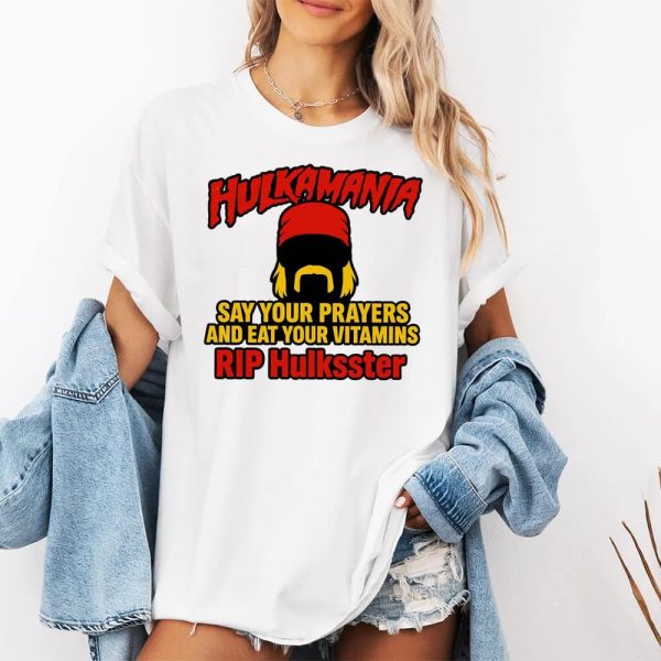 Hulkamania Say Your Prayers And Eat Your Vitamins Rip Hulkster Shirt 2