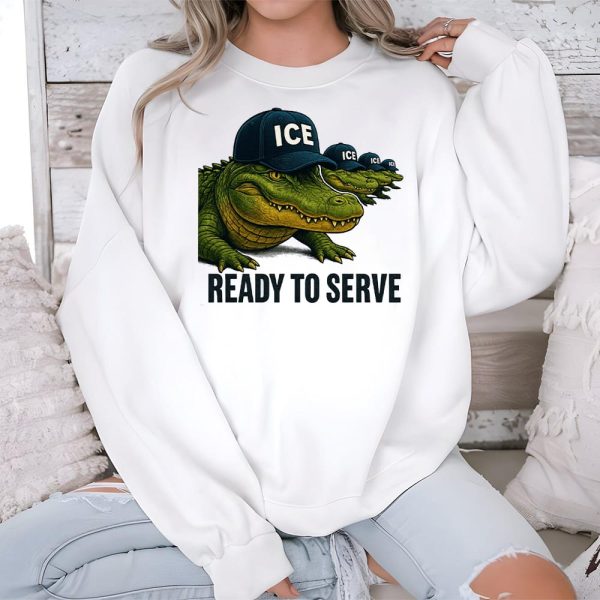 ICE Alligator Alcatraz Ready To Serve Shirt 3