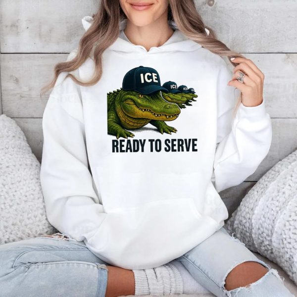 ICE Alligator Alcatraz Ready To Serve Shirt 4