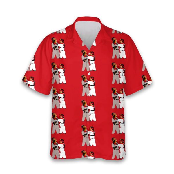 Jason Varitek Alex Rodriguez Brawl Hawaiian Shirt