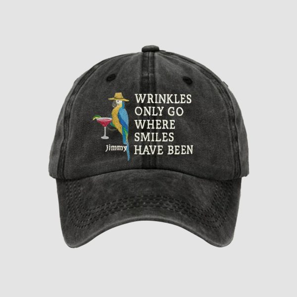 Jimmy Buffett Wrinkles Only Go Where Smiles Have Been Cap 2