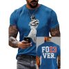 Mens Retro RIP Forever 23 Print T Shirt