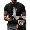 Mens Retro RIP Forever 23 Print T Shirt1