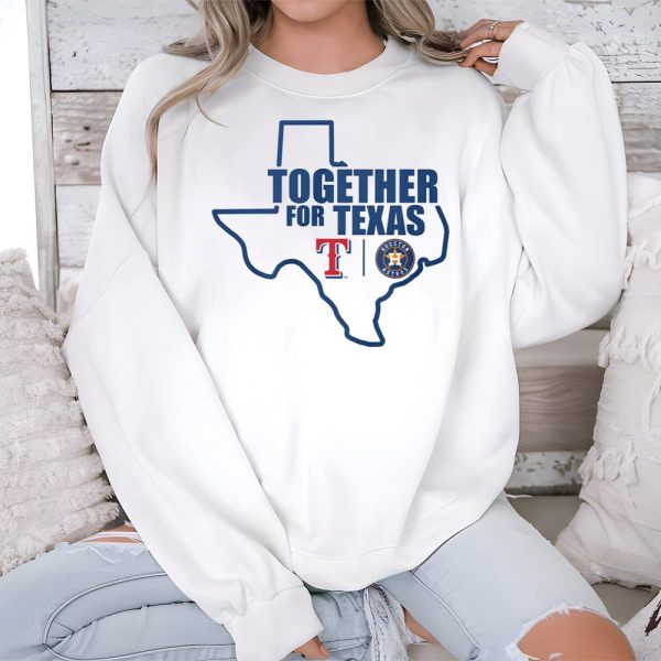 Rangers Astros Together For Texas Shirt