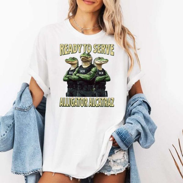 Ready To Serve Alligator Alcatraz Shirt 2
