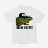 Ready to Serve Alligator Alcatraz wearing ICE Hat Shirt 1