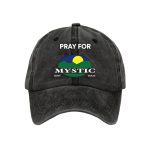 Retro Texas Strong Pray For Mystic Hunt Texas Print Baseball Cap