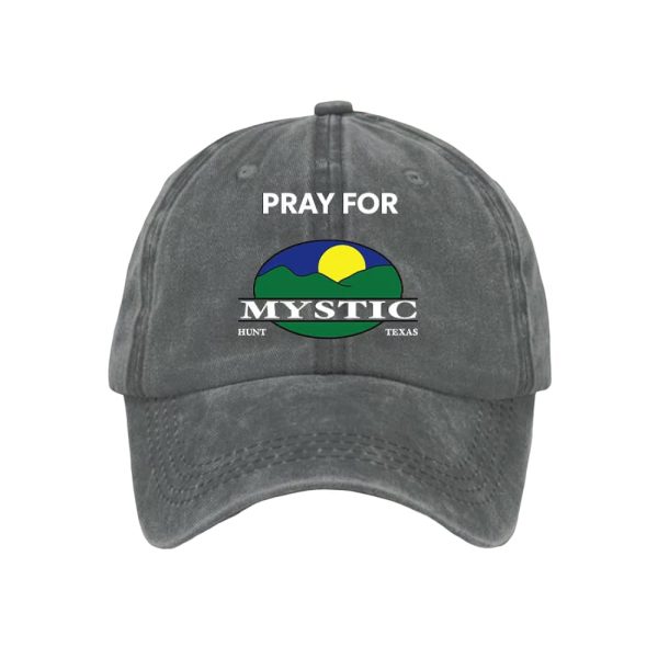 Retro Texas Strong Pray For Mystic Hunt Texas Print Baseball Cap1