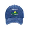 Retro Texas Strong Pray For Mystic Hunt Texas Print Baseball Cap2