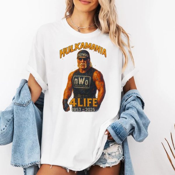 Rip Hulk Hogan Hulkamania 4Life 1953 2025 Shirt 2