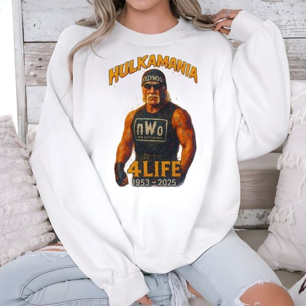 Rip Hulk Hogan Hulkamania 4Life 1953 2025 Shirt 3