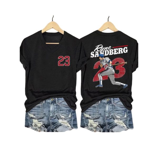 Ryne Sandberg Forever 23 2 sided Shirt1