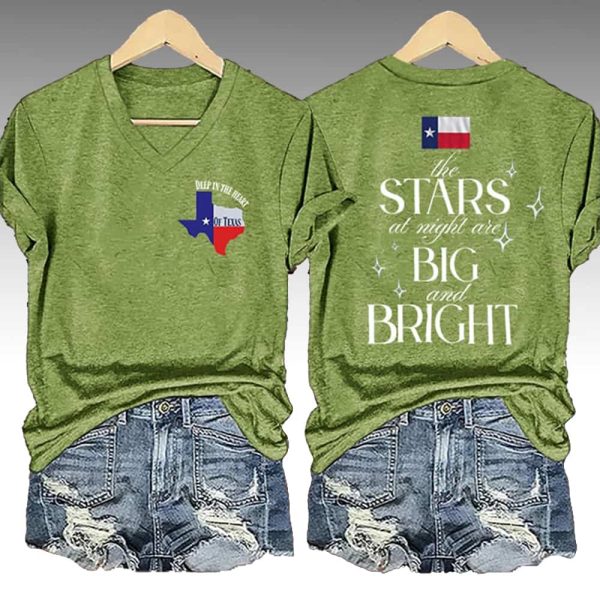 Texas Flood The Stars At Night Are Big And Bright Deep In The Heart Of Texas Shirt 2