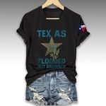 Texas Flooded Not Drowned Texas Strong Shirt