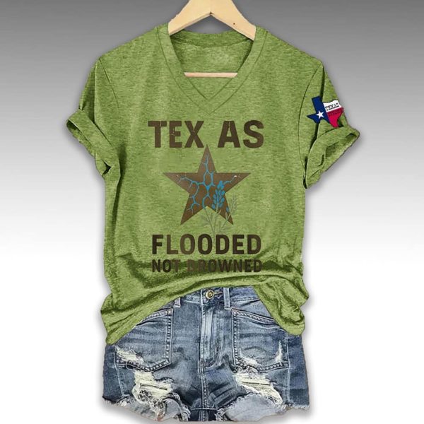 Texas Flooded Not Drowned Texas Strong Shirt 4